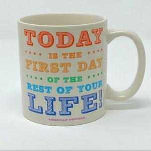 Rainbow Mug Today’s the First Day of the Rest of Your Life Rainbow Mug 16 oz